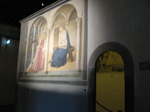 Beato Angelico, Annunciazione irradiata dalla luce (fronte)