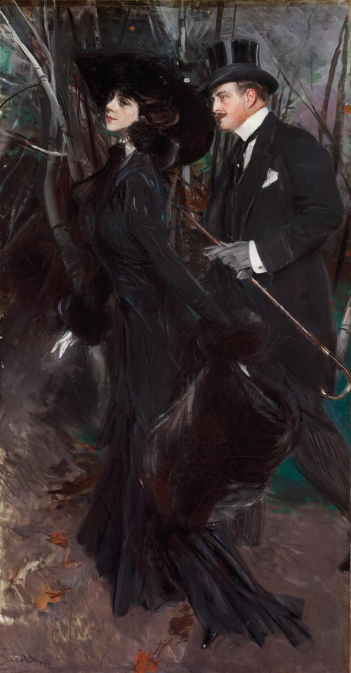 3 giovanni boldini la passeggiata al bois ritratto dei coniugi lydig circa1909