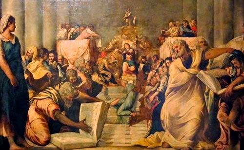 3 museo duomo milano-tintoretto-gesu tra i dottori-1542