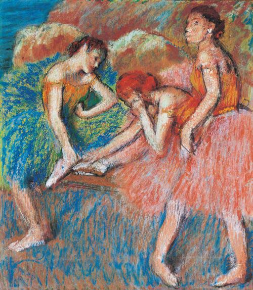 4 edgar degas-ballerine o ballerine a riposo-1898