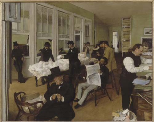 7 edgar degas-il mercato del cotone a new orleans-1873