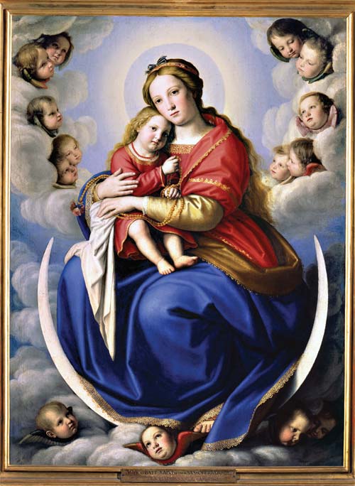 3 sassoferrato-madonna col bambino-1650