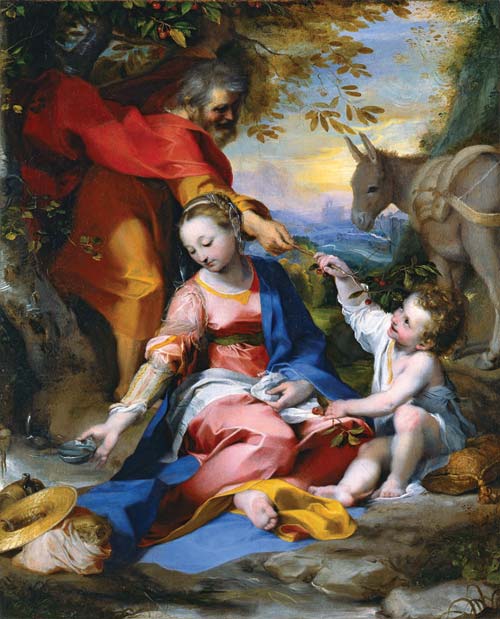 4 federico barocci-riposo durante la fuga in egitto-1570-73