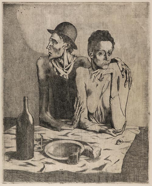 Picasso, Serie Suite des Saltimbanques, 1913, 01