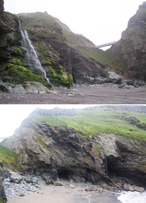 7 grotta di merlino sulla spiaggia di tintagel-foto donata brugioni