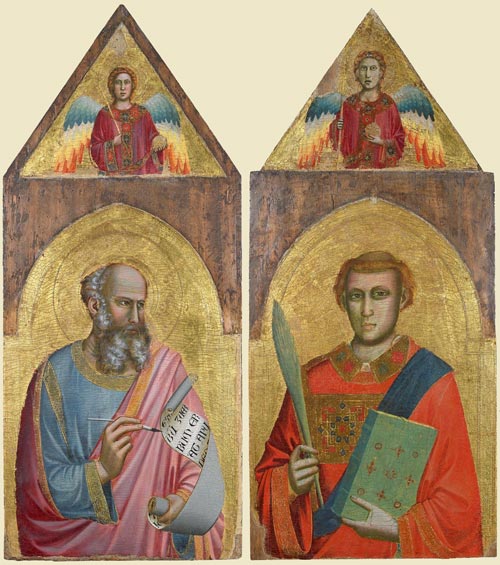 3 giotto di bondone-san giovanni evangelista e san lorenzo-1320