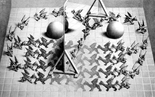 1 escher specchio magico 1946