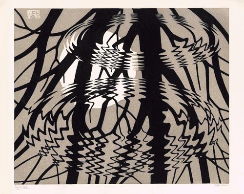 2 escher superficie increspata 1950