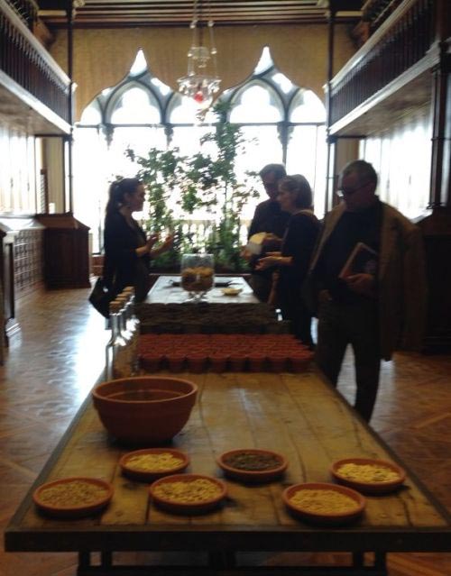 Uno scatto durante l'anteprima stampa del progetto 'Life Bank'