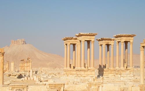 5 palmira veduta del tetrapylon-foto donata brugioni