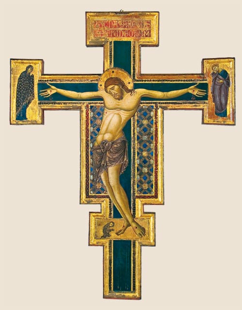 2 maestro crocifissi francescani crocifisso dipinto 1255-1260 circa