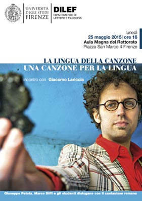 Giacomo lariccia-la lingua della canzone una canzone per la lingua