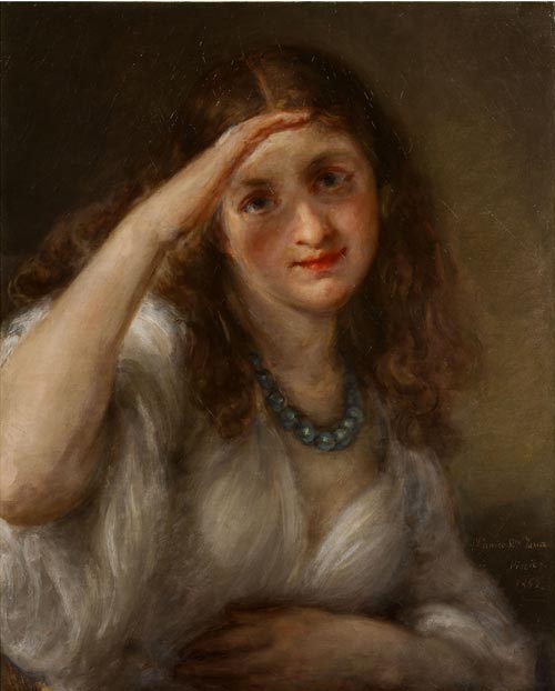 1 giovanni carnovali detto piccio-ritratto gina caccia-collana verde-1862