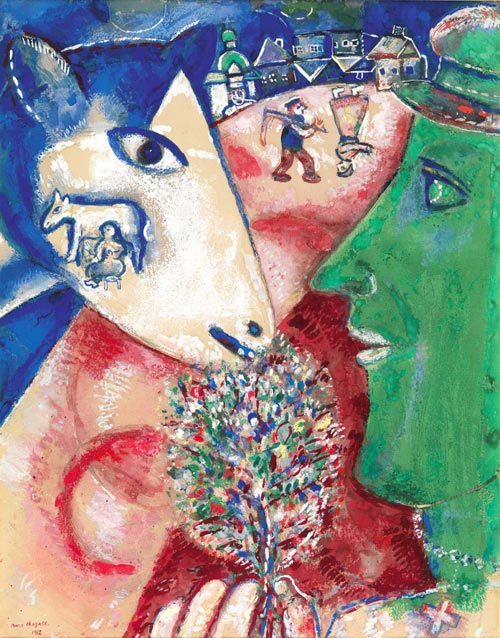 3 marc chagall io e il villaggio 1912