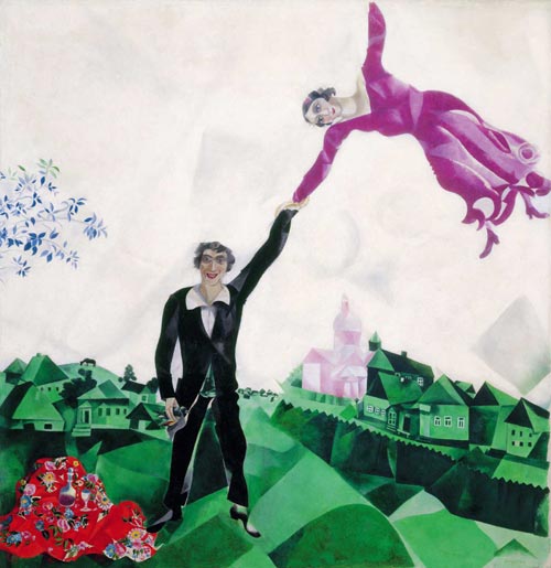 4 marc chagall la passeggiata 1917-1918