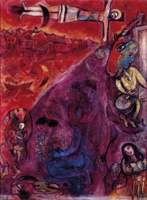 5 marc chagall la resurrezione sulle rive del fiume 1947