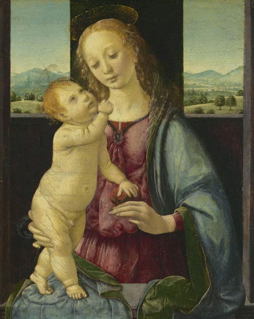 Leonardo da vinci madonna col bambino madonna dreyfus