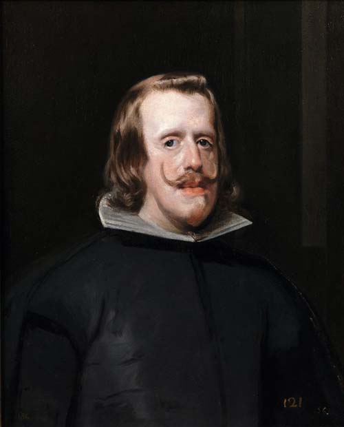 5 diego velazquez-ritratto di filippo iv-1654 circa
