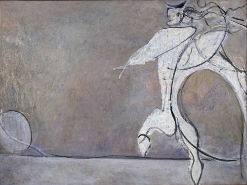 5 osvaldo licini-angelo ribelle con luna bianca-1955