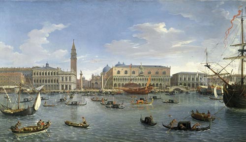 3 gaspar van wittel il palazzo ducale di venezia visto da san giorgio 1697