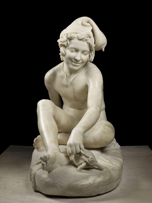 6 francois rude giovane pescatore napoletano che gioca con una-tartaruga 1831-1833