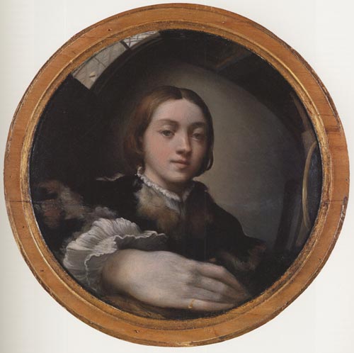  Parmigianino, Autoritratto entro uno specchio convesso, 1524,