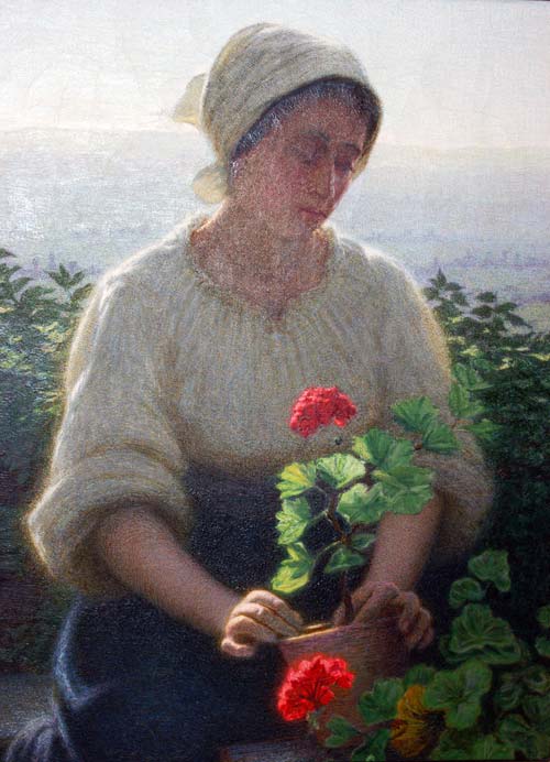 Angelo morbelli giardiniera 1906-1908