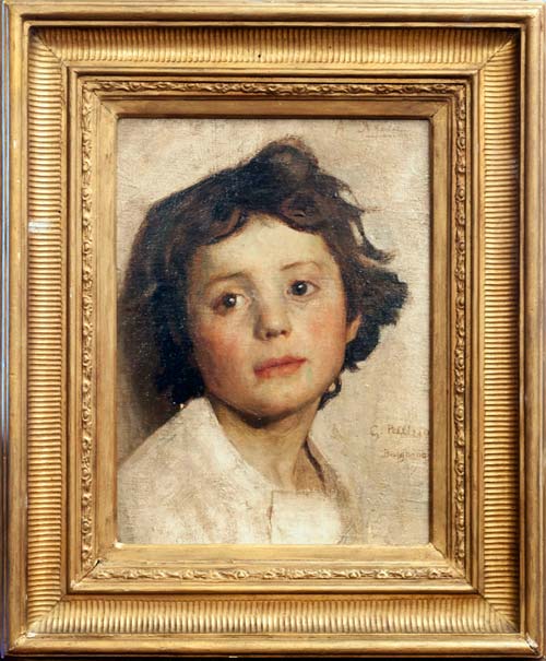 Giuseppe Pellizza da Volpedo, Studio di volto (Ritratto di bambina), 1889, 32,5x43 cm, olio su tela