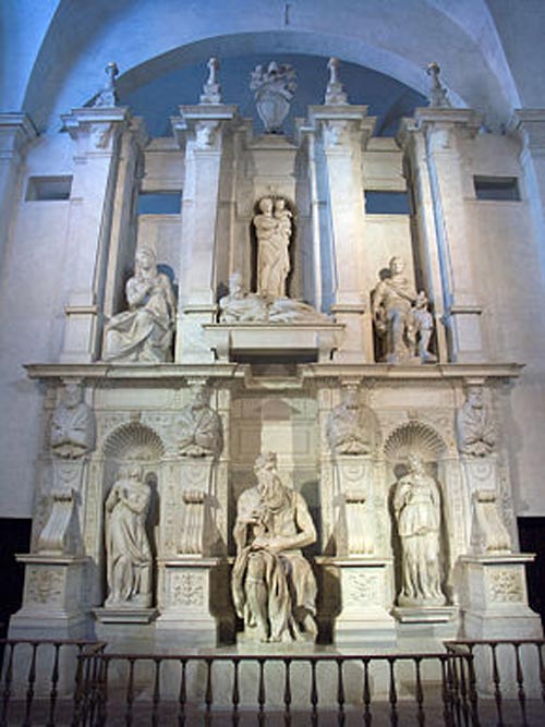 Michelangelo Buonarroti, Tomba di Giulio II, Roma, San Pietro in Vincoli, Marmo, 1505 -1545
