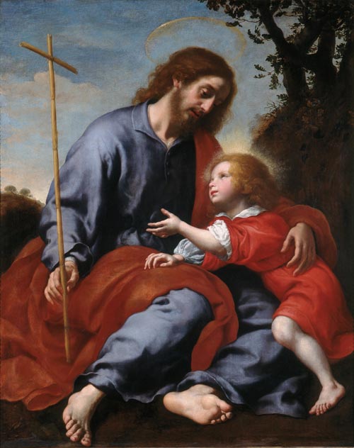 8 carlo dolci san giuseppe mostra la croce a gesu bambino 1635-1640