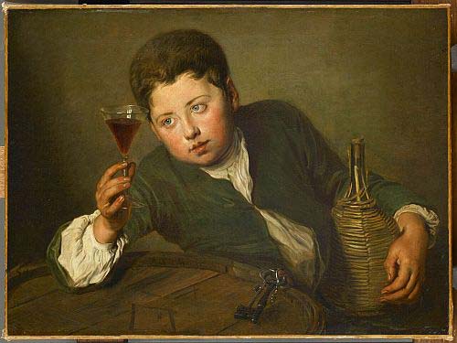1 philippe mercier giovane bevitore museo del louvre