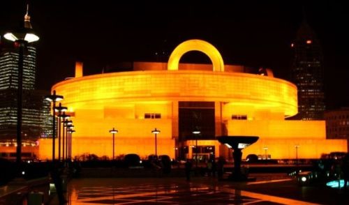 Museo di shanghai di notte