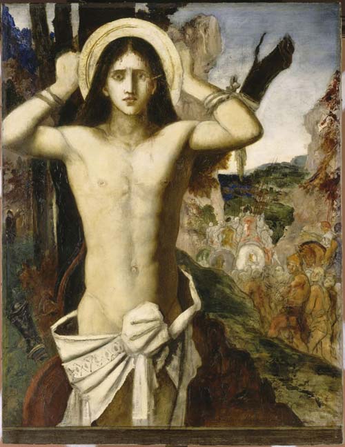 3 gustave moreau san sebastiano 1870-1875 o 1890 circa