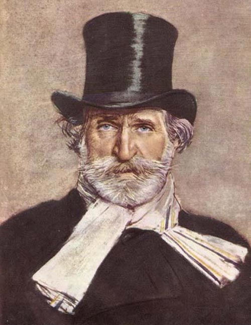 Un ritratto di giuseppe verdi