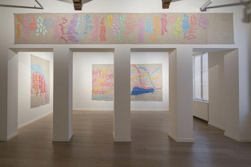 Giorgio Griffa - installation view