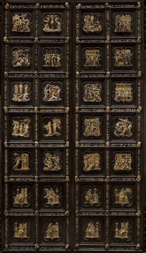 Porta nord del batistero di firenze