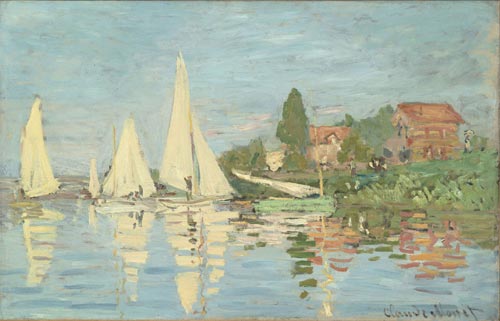  Claude Monet, Le barche. Regate a Argenteuil (1874 circa)