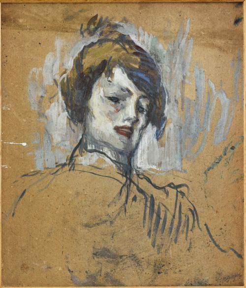 Henri de Toulouse-Lautrec, Testa di donna, 1896,