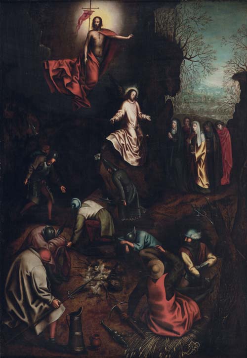 Pieter Brueghel il Vecchio e bottega, La Resurrezione, 1563 ca.,