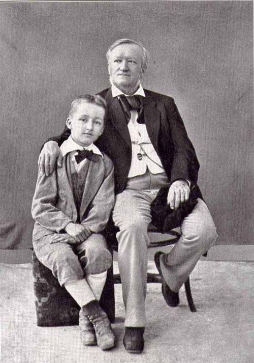 Richard e siegfried wagner, napoli 1880