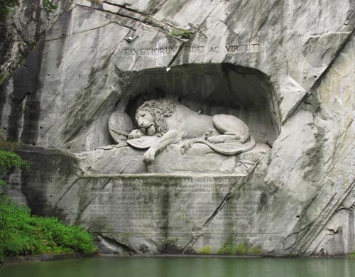 5 lucerna lowendenkmal bertel thorvaldsen 1820-foto donata brugioni