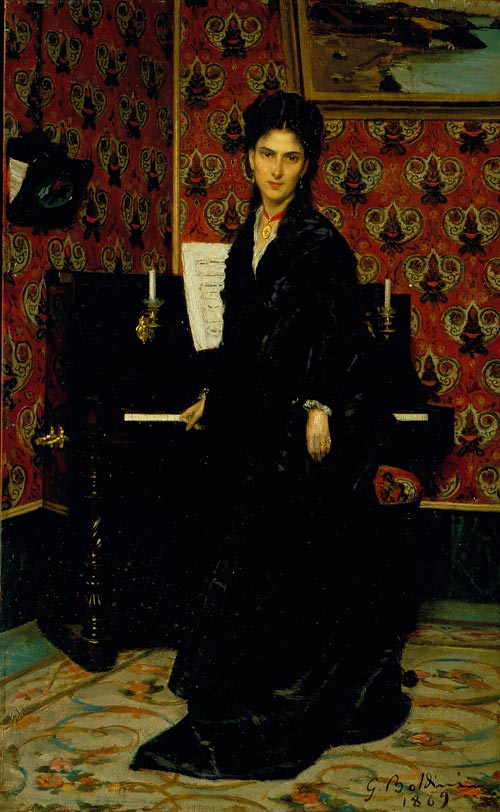 Giovanni Boldini, Ritratto di Mary Donegani, 1869,
