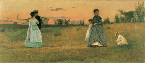 Silvestro Lega, I fidanzati, 1869, 