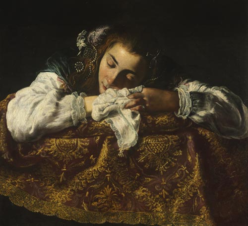 3 anonimo ragazza dormiente
