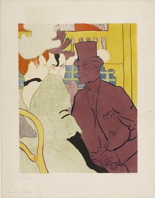 Henri de Toulouse-Lautrec, The Englishman at the Moulin Rouge, 1892,