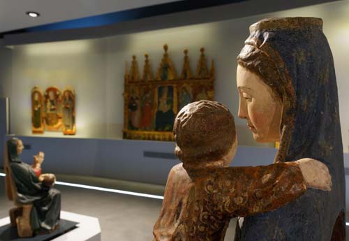 Particolare di una sala del Munda