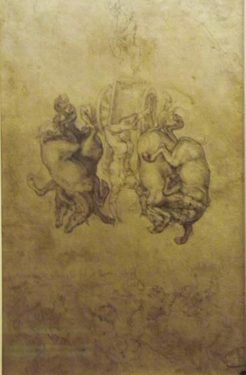 Michelangelo, Caduta di Fetonte,