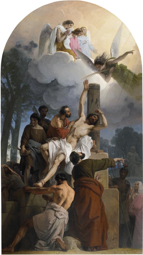 Francesco Hayez, Il martirio di San Bartolomeo, 1856,