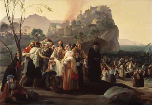 Gli abitanti di Parga che abbandonano la loro patria (I profughi di Parga), 1826-1831,