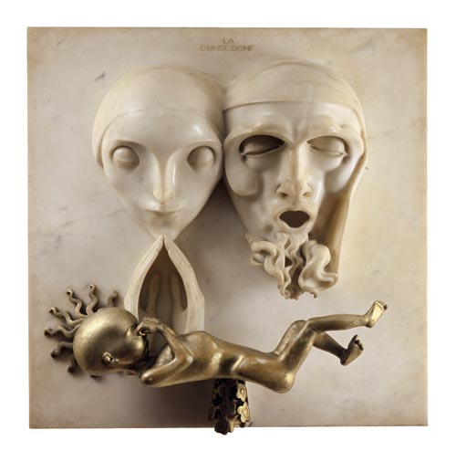  Adolfo Wildt, La concezione, 1921, marmo dorato, Padova, Collezione privata